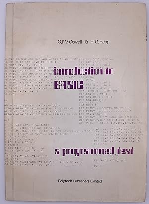 Imagen del vendedor de INTRODUCTION TO BASIC A Programmed Text a la venta por Dodman Books