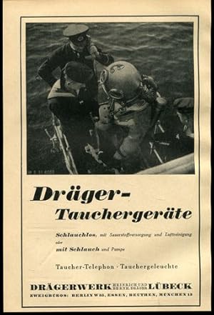 Immagine del venditore per Werbeanzeige: Drger-Tauchergerte - 1940 venduto da Antiquariat Ralf Rindle