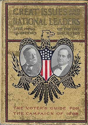 Seller image for The Voter's Non-Partisan Handbook and Campaign Guide Great Issues and National Leaders of 1908 (Salesman Sample) for sale by GLENN DAVID BOOKS