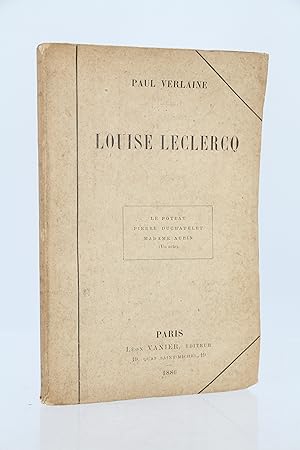 Image du vendeur pour Louise Leclercq mis en vente par Librairie Le Feu Follet