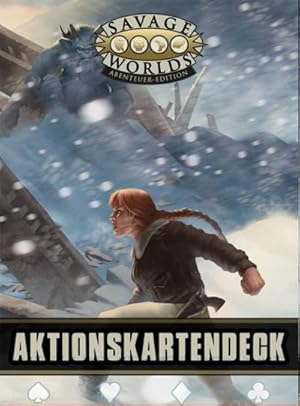 Bild des Verkufers fr Savage Worlds Aktionskartendeck : Abenteuer-Edition zum Verkauf von AHA-BUCH GmbH