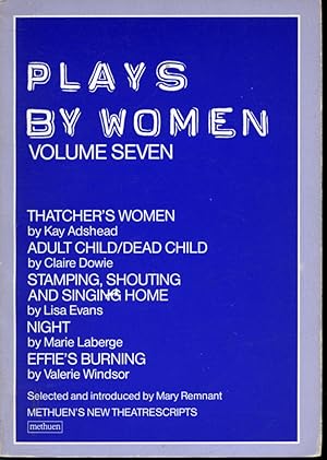 Bild des Verkufers fr Plays by Women Volume Seven zum Verkauf von Librairie Le Nord