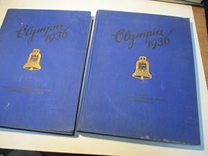 Imagen del vendedor de Die Olympischen Spiele 1936 in Berlin und in Garmisch-Partenkirchen. 2 Bnde. a la venta por Ottmar Mller