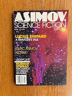 Bild des Verkufers fr Isaac Asimov's Science Fiction July 1984 zum Verkauf von Scene of the Crime, ABAC, IOBA