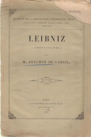 Image du vendeur pour Leibniz--Godefroi-Guillaume-- mis en vente par PRISCA