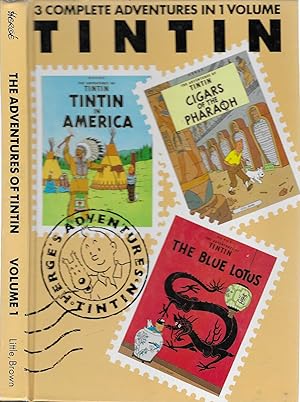 Immagine del venditore per The Adventures of Tintin, Vol. 1 (Tintin in America / Cigars of the Pharaoh / The Blue Lotus) venduto da BASEMENT BOOKS