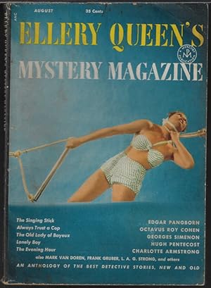 Bild des Verkufers fr ELLERY QUEEN'S Mystery Magazine: August, Aug. 1952 zum Verkauf von Books from the Crypt