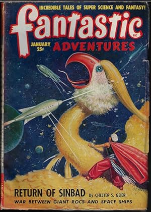 Seller image for FANTASTIC ADVENTURES: January, Jan. 1949 for sale by Books from the Crypt