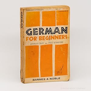 Imagen del vendedor de German for Beginners (Everyday Handbooks No. 217) a la venta por Irving Book Company