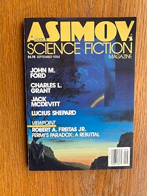 Image du vendeur pour Isaac Asimov's Science Fiction September 1984 mis en vente par Scene of the Crime, ABAC, IOBA
