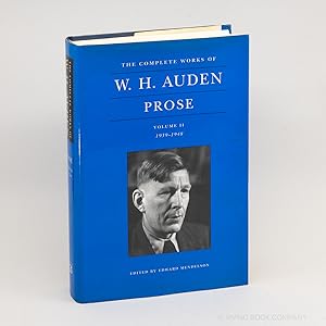 The Complete Works of W.H. Auden. Prose. Volume II: 1939-1948