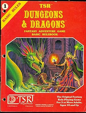 Immagine del venditore per TSR Dungeons & Dragons Fantasy Adventure Game: Basic Rulebook #1 venduto da Don's Book Store