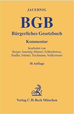 Imagen del vendedor de Brgerliches Gesetzbuch: Kommentar a la venta por Studibuch