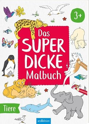 Seller image for Das superdicke Malbuch - Tiere for sale by Wegmann1855
