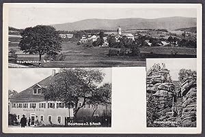 "Neureichenau - Gasthaus v.J. B. Resch - Dreisesselfelsen" - AK Ansichtskarte postcard