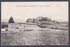 "Kloster Reutberg bei Schaftlach. Weiher und Bad" - AK Ansichtskarte postcard