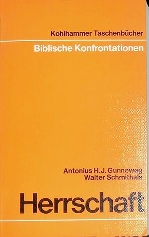 Imagen del vendedor de Herrschaft. (Nr. 1012) a la venta por books4less (Versandantiquariat Petra Gros GmbH & Co. KG)