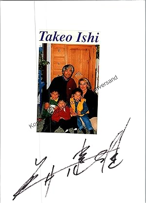Seller image for Original Autogramm Takeo Ischi /// Autogramm Autograph signiert signed signee for sale by Antiquariat im Kaiserviertel | Wimbauer Buchversand