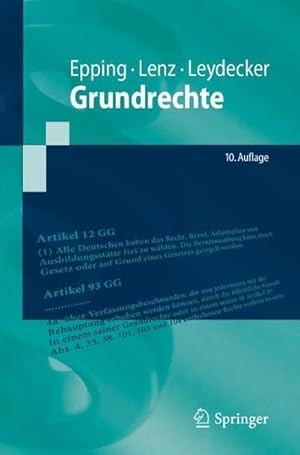 Bild des Verkufers fr Grundrechte zum Verkauf von AHA-BUCH GmbH