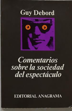 Imagen del vendedor de Comentarios sobre la sociedad del espectculo a la venta por Librera Alonso Quijano