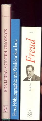 Seller image for (2 Bibliographien / 1 Biografie zu Sigmund Freud:) I: Grinstein, A.: Sigmund Freud's Writings. A Comprehensive Bibliography. II: Meyer-Palmedo, I. / Fichtner, G.: Freud-Bibliographie mit Werkkonkordanz. III: Gay, P.: Freud. Eine Biographie fr unsere Zeit. for sale by Antiquariat Buechel-Baur