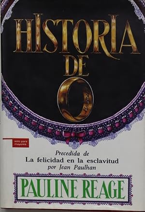 Imagen del vendedor de Historia de O a la venta por Librera Alonso Quijano