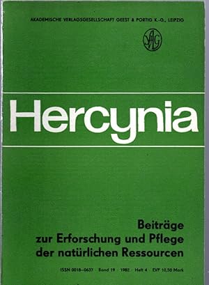 HERCYNIA. Beiträge zur Erforschung und Pflege natürlicher Ressourcen. Band 19, 1982 Heft 4