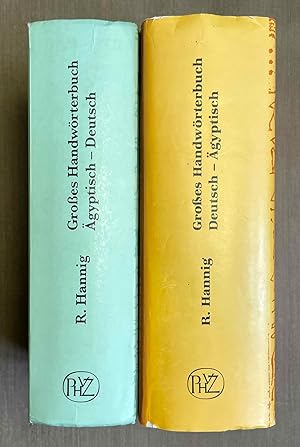 Die Sprache der Pharaonen. Grosses Handwörterbuch Deutsch-Ägyptisch & Ägyptisch-Deutsch. 2 volume...