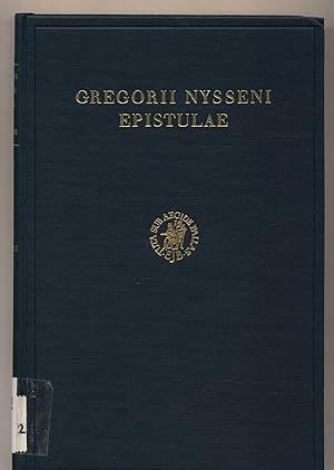 Image du vendeur pour Gregorii Nysseni Epistulae mis en vente par avelibro OHG