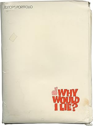 Bild des Verkufers fr Why Would I Lie? (Original press kit for the 1980 film) zum Verkauf von Royal Books, Inc., ABAA