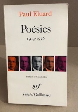 Image du vendeur pour Posies 1913-1926 mis en vente par librairie philippe arnaiz