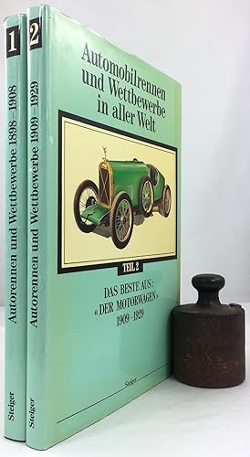 Seller image for Automobilrennen und Wettbewerbe in aller Welt. Das Beste aus "Der Motorwagen", Zeitschrift fr Automobil-Industrie und Motorenbau. (In 2 Teilen, komplett). Teil I: 1898 - 1908. / Teil II: 1909 - 1929. for sale by Antiquariat Heiner Henke