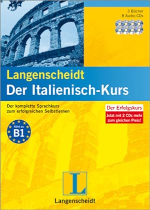 Bild des Verkäufers für Langenscheidt Der Italienisch-Kurs - Set mit 3 Büchern und 8 Audio-CDs Lehrbuch. zum Verkauf von Berliner Büchertisch eG