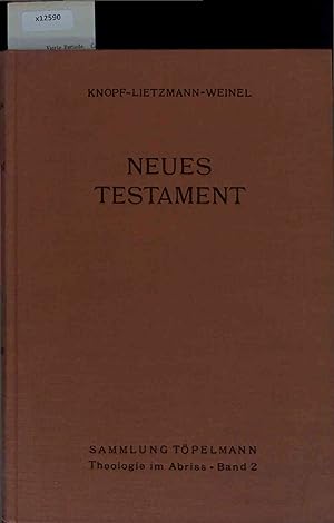 Bild des Verkufers fr Einfhrung in das Neue Testament. Band 2 zum Verkauf von Antiquariat Bookfarm