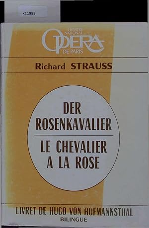 Bild des Verkufers fr Der Rosenkavalier. Le Chevalier a la Rose. zum Verkauf von Antiquariat Bookfarm