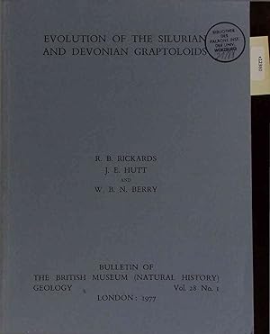 Bild des Verkufers fr Evolution of the Silurian and Devonian Graptoloids. Vol. 28 - No. 1 zum Verkauf von Antiquariat Bookfarm