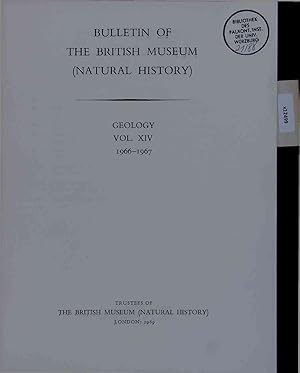 Bild des Verkufers fr Bulletin of the British Museum - Natural History. Vol. XIV - 1966-1967 zum Verkauf von Antiquariat Bookfarm