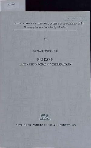 Imagen del vendedor de Friesen Landkreis Kronach / Oberfranken. Nr. 32 a la venta por Antiquariat Bookfarm