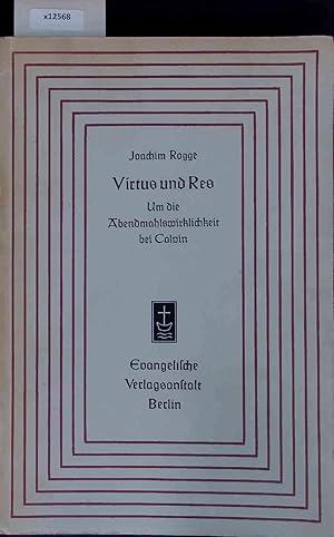 Bild des Verkufers fr Virtus und Res. zum Verkauf von Antiquariat Bookfarm