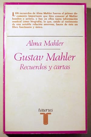 Imagen del vendedor de GUSTAV MAHLER. RECUERDOS Y CARTAS - Madrid 1978 - 1 edicin a la venta por Llibres del Mirall