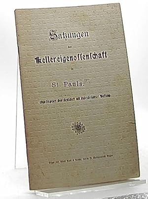 Satzungen der Kellereigenossenschaft in St.Pauls eingetragener Genossenschaft mit unbeschränkter ...