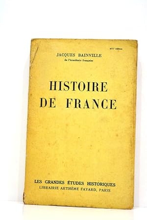 Image du vendeur pour Histoire de France. mis en vente par ltimo Captulo S.L.