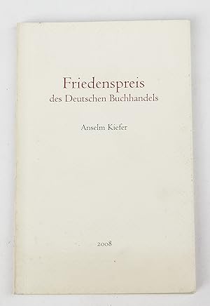 Image du vendeur pour Friedenspreis des Deutschen Buchhandels - Peace Prize of the German Book Trade - Prix de la Paix des diteurs et libraires allemands. mis en vente par Librairie-Galerie Emmanuel Hutin