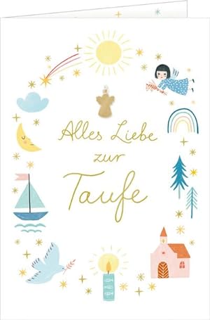 Bild des Verkufers fr Grukarte - Alles Liebe zur Taufe : Grukarten zum Verkauf von AHA-BUCH GmbH