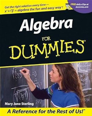 Image du vendeur pour Algebra I For Dummies® mis en vente par WeBuyBooks