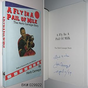 Seller image for A Fly in a Pail of Milk: The Herb Carnegie Story SIGNED for sale by Alex Simpson