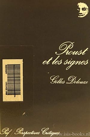 Image du vendeur pour Proust et les signes. mis en vente par Antiquariaat Isis