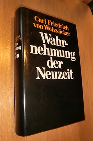 Seller image for Wahrnehmung der Neuzeit for sale by Dipl.-Inform. Gerd Suelmann