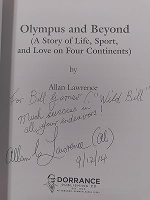 Olympus and Beyond (A Story of Life, Sport, and Love on Four Continents)
