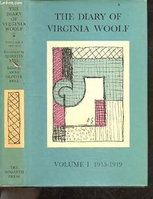 Bild des Verkufers fr The diary of Virginia Woolf - volume I - 1915/1919 zum Verkauf von Le-Livre